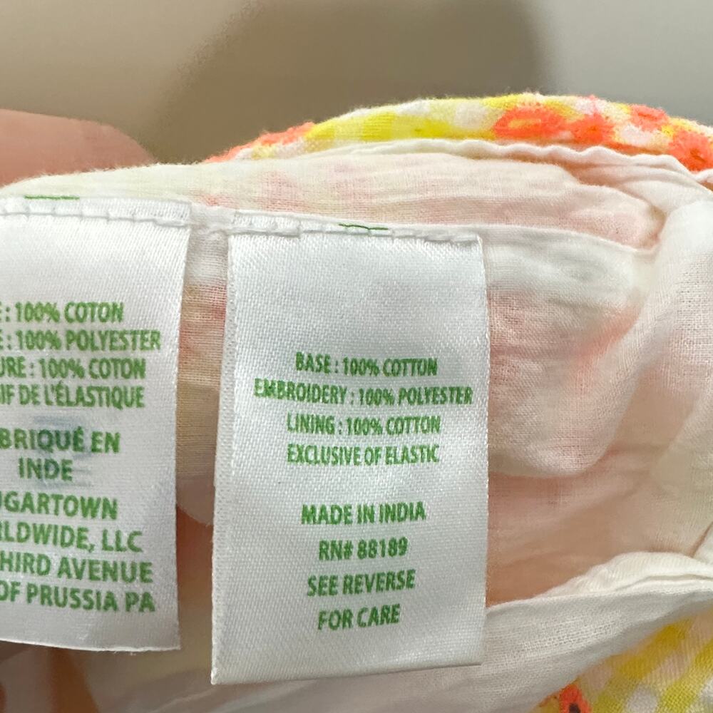 LILLY PULITZER Sarafina Dress Calla Yellow Gingham Seersucker Sz 12 $258 {X52} - Picture 10 of 11